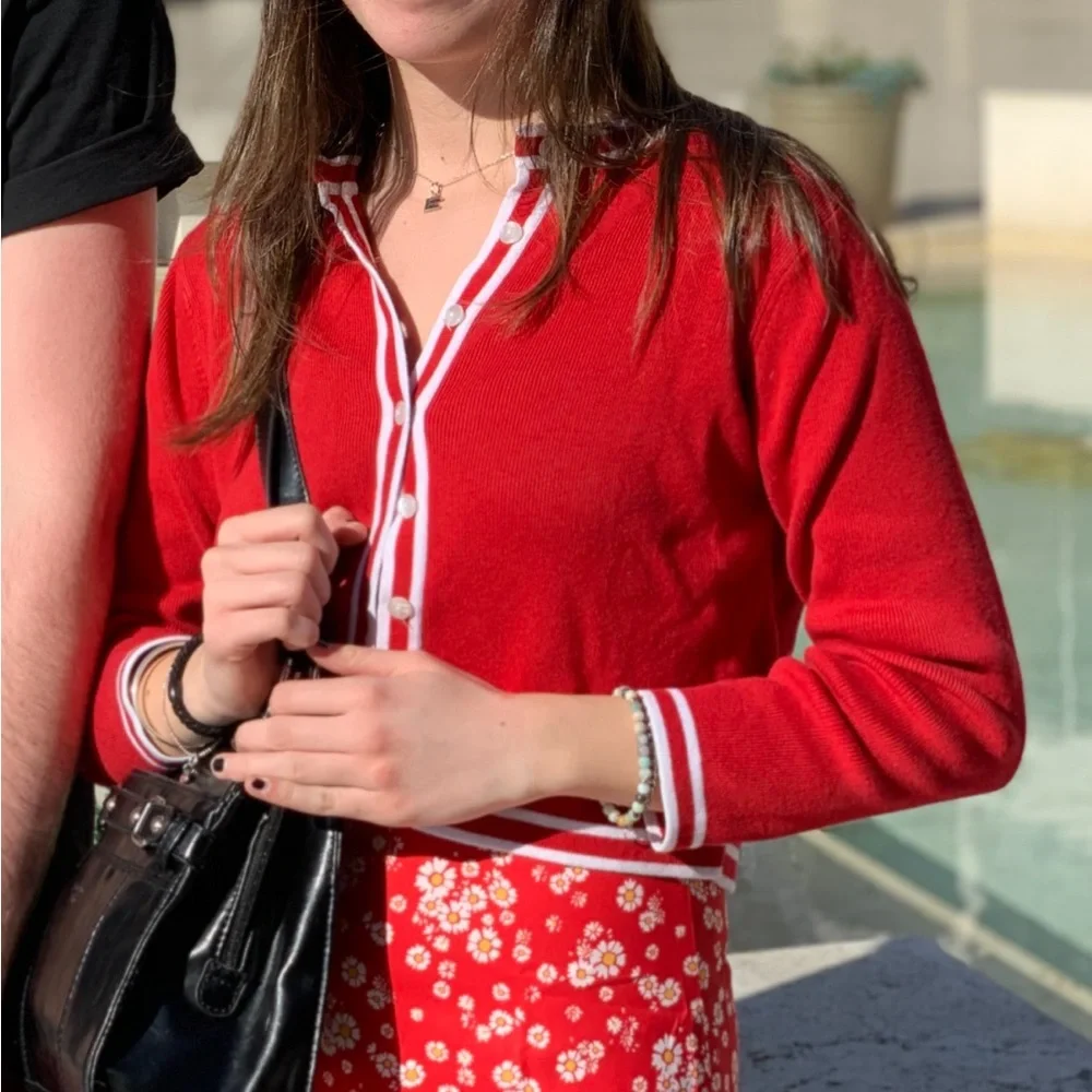 Red Cardigan❤️🌹 - Picture 2 of 2